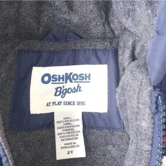 OshKosh B'gosh  Boy's  Winter Jacket Size 2T - Picture 2 of 4